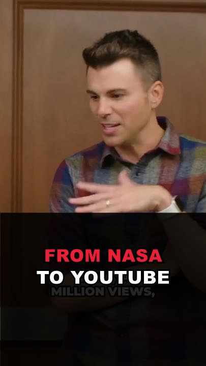 Captioned vertical clip — Mark Rober explains going from NASA to YouTube
