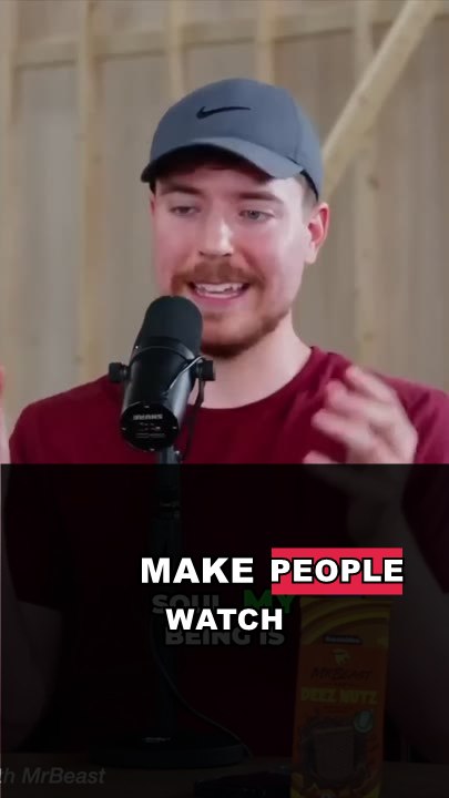 Captioned vertical clip — MrBeast discipline moment with story captions