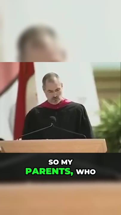 Captioned vertical clip — Steve Jobs interview moment